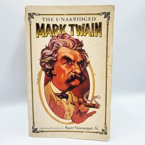VTG 1976 The Unabridged Mark Twain by Kurt Vonnegut JR. Running Press Softcover
